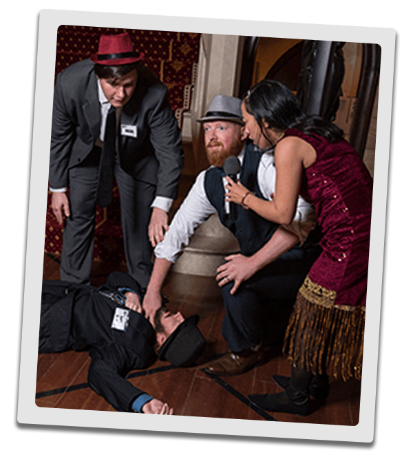 Checking an Actor's Pulse at a Murder Mystery Dinner in Sacramento